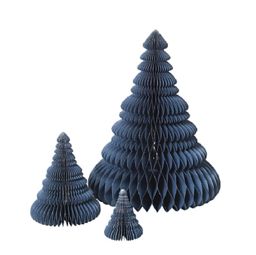 Broste Tannenbäume 3-er Set Orion blue